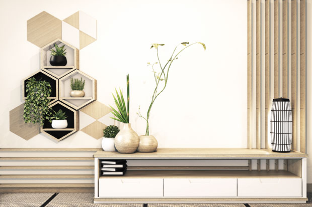 Декорације у јапанском стилу: Модерне су шестоугаоне, као и полице у облику троуглова (ФОТО)